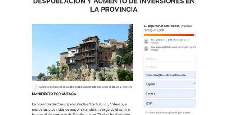 El PP pedirá que el Pleno de la Diputación de Cuenca se adhiera al ‘Manifiesto por Cuenca’ y lo apruebe como declaración institucional