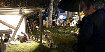 El tradicional Belén ya luce en la Plaza de la Hispanidad de Cuenca