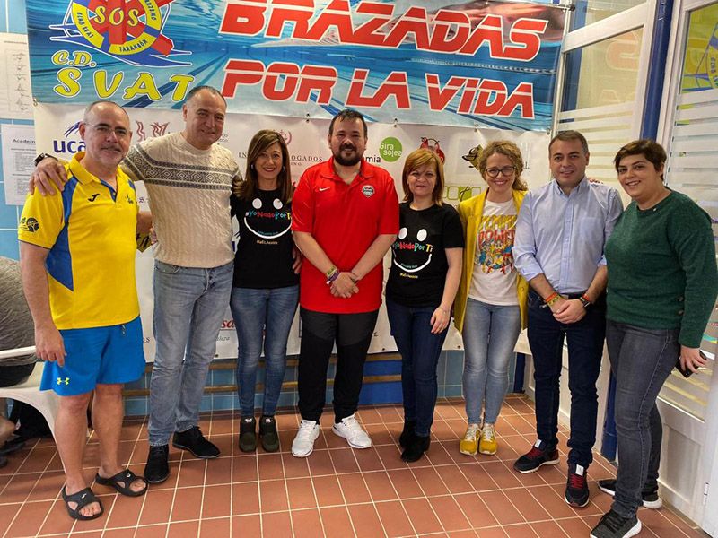 Más de 300 nadadores se unen en Tarancón en beneficio de la lucha contra la ELA 1 Más de 300 nadadores se unen en Tarancón en beneficio de la lucha contra la ELA