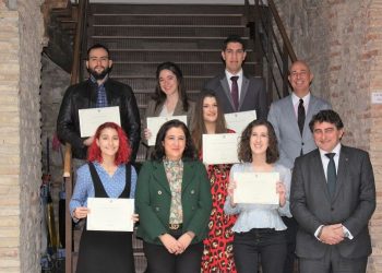 Entregados los 5º Premios a los mejores Trabajos Fin de Grado por la Cátedra Fundación Eurocaja Rural – UCLM