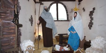 La 6ª planta de hospitalización logra el primer premio del concurso de belenes tradicionales de la Gerencia del Área Integrada de Cuenca