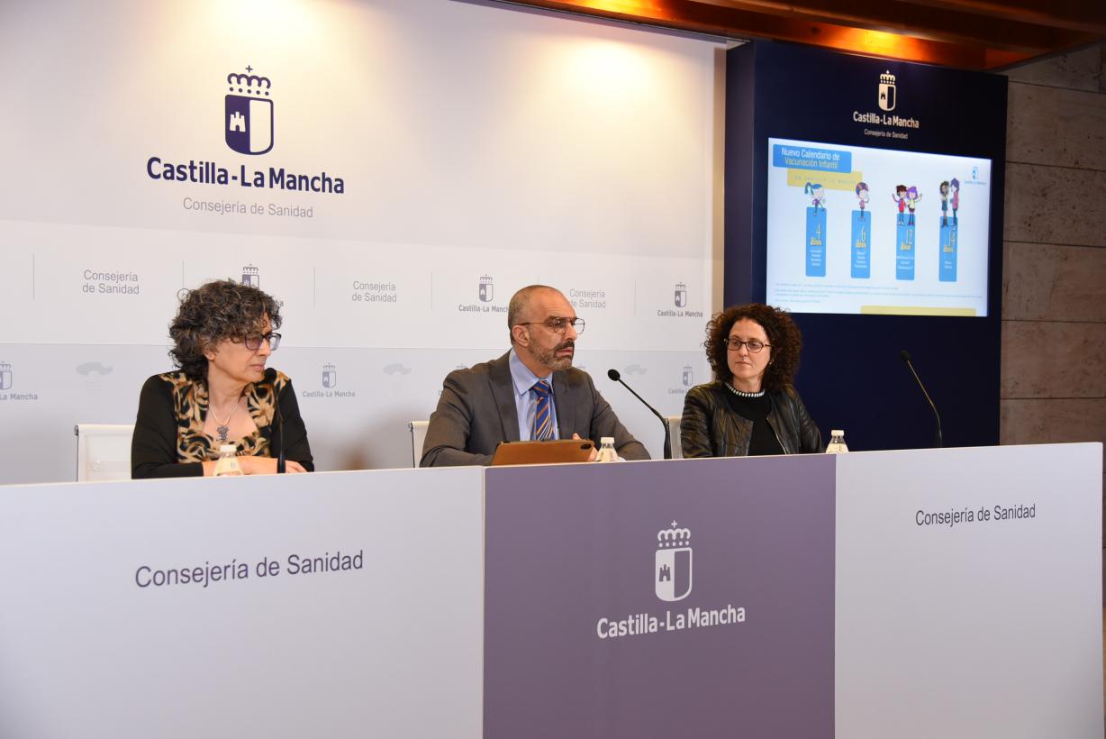 Entra en vigor el nuevo calendario de vacunación infantil para las niñas y niños de Castilla-La Mancha