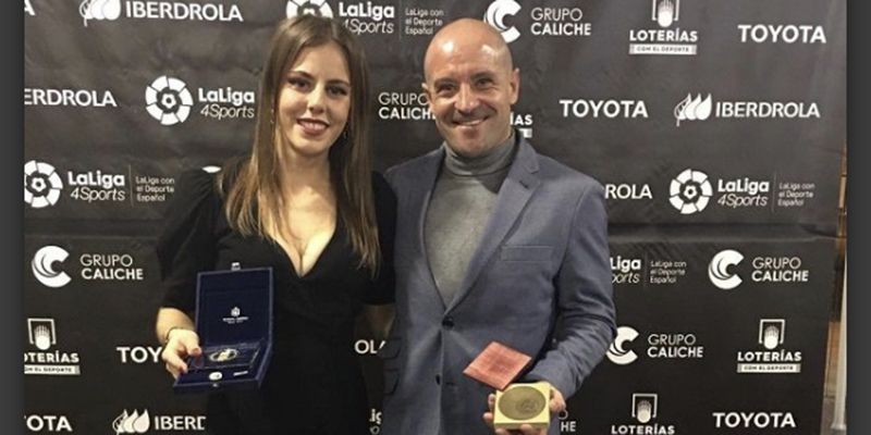 El Comité Olímpico Español galardona a la palista del  Club Piragüismo Cuenca con Carácter, Arantza Toledo