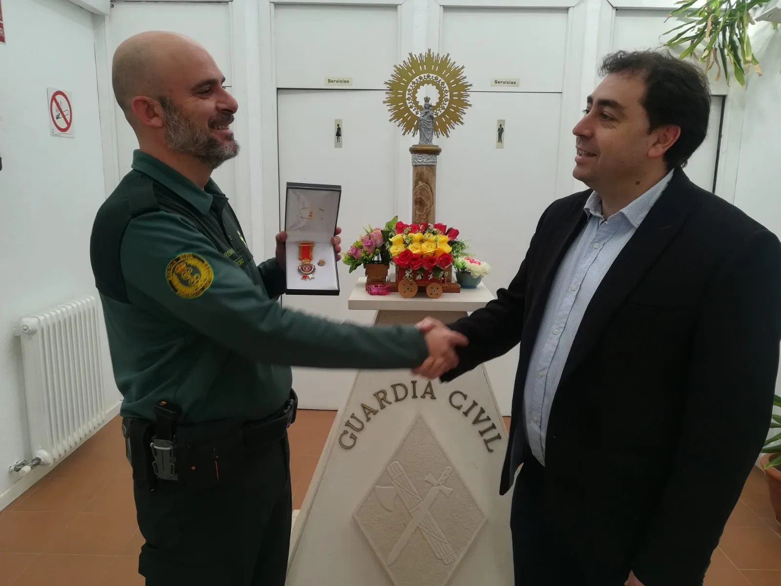 El guardia civil de Huete, Joaquín Escalona, galardonado con la medalla regional de Protección Civil