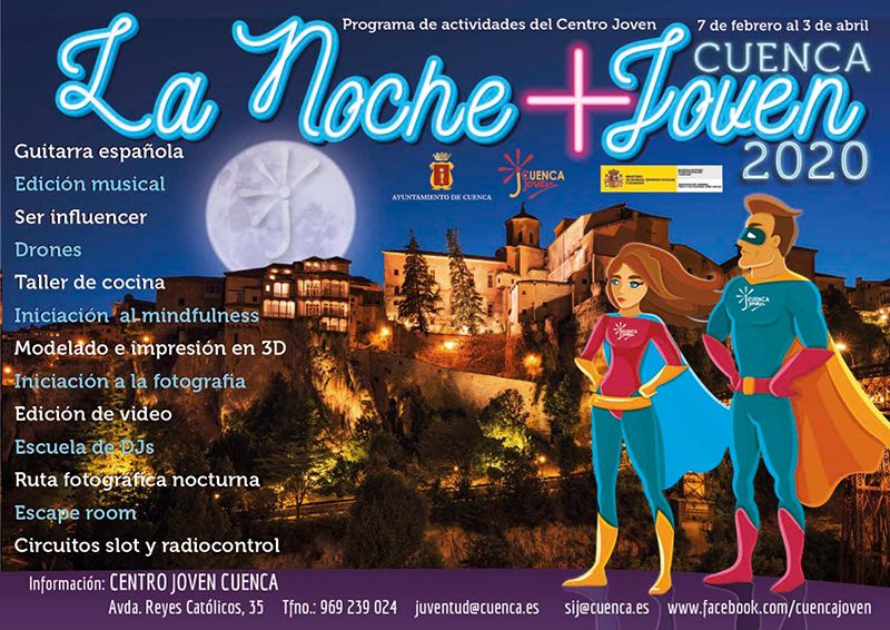 Este viernes Cuenca inicia una nueva edición de La Noche +Joven