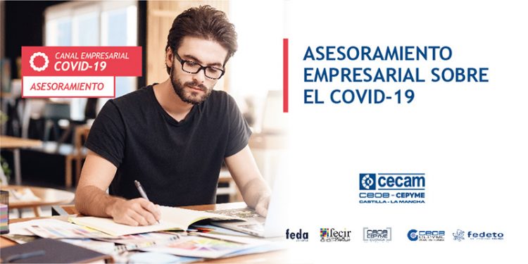 CECAM crea una web específica sobre el coronavirus para informar y ayudar a los empresarios de la región