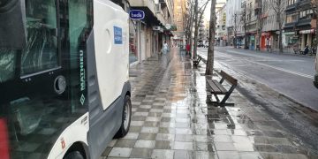 El Ayuntamiento de Cuenca efectúa baldeos mecánicos de limpieza con jabón en base a alcoholes