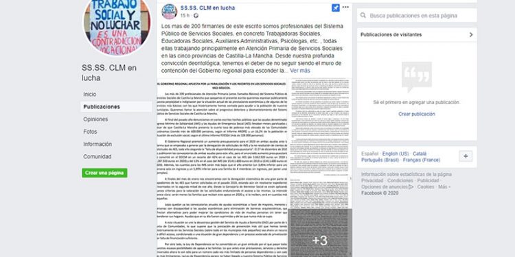 El Gobierno regional apuesta por la paralización y los recortes en los Servicios Sociales más básicos