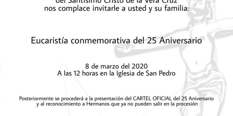 La M. I. V. H. P. de la Vera Cruz celebra este domingo la Eucaristía conmemorativa del 25º Aniversario de su fundación La M. I. V. H. P. de la Vera Cruz celebra este domingo la Eucaristía conmemorativa del 25º Aniversario de su fundación
