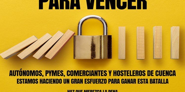 La Asociación de Comercio de Cuenca y HC Hostelería lanzan la campaña “Cerramos para vencer” pidiendo a los conquenses que se queden en casa La Asociación de Comercio de Cuenca y HC Hostelería lanzan la campaña “Cerramos para vencer” pidiendo a los conquenses que se queden en casa