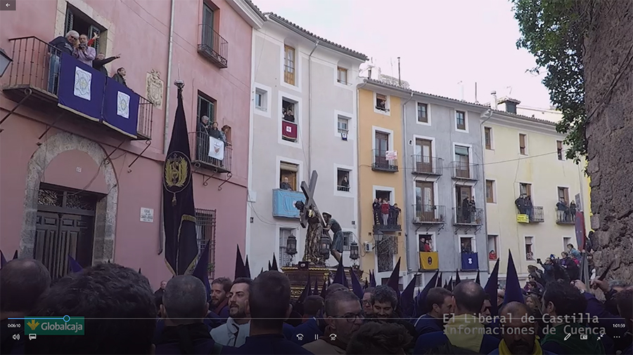 El Liberal de Castilla e Informaciones de Cuenca retransmiten, en vivo, la Procesión Camino del Calvario y En el Calvario