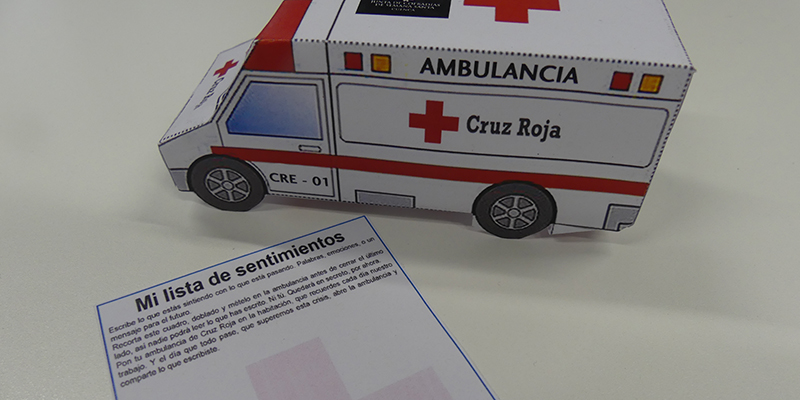 La ambulancia de Cruz Roja Cuenca “acompañará” los hogares de los más pequeños en Semana Santa