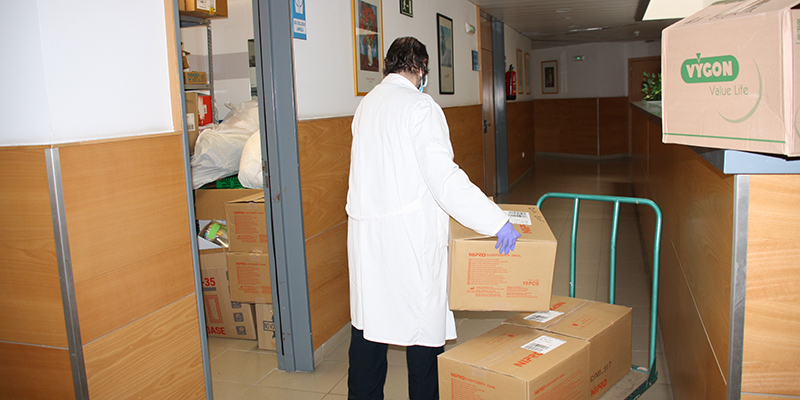 La Junta distribuye otros 1.000 test rápidos para el área de Salud de Cuenca y más de 17.000 artículos de protección