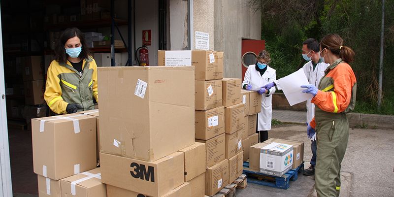 Otros 1.000 test rápidos para la detección del coronavirus y 14.000 artículos de protección han llegado hoy al área de Salud de Cuenca