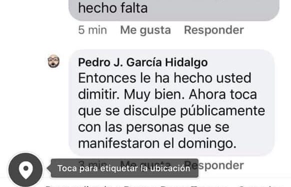 El PP pide la dimisión del delegado de Hacienda en Cuenca, Pérez Tornero, por llamar “hijo de puta” a García Hidalgo en redes sociales
