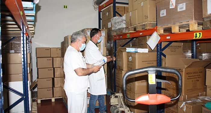 El Gobierno regional ha distribuido más de 35.000 artículos de protección y otros 2.000 test rápidos para el área de Salud de Cuenca