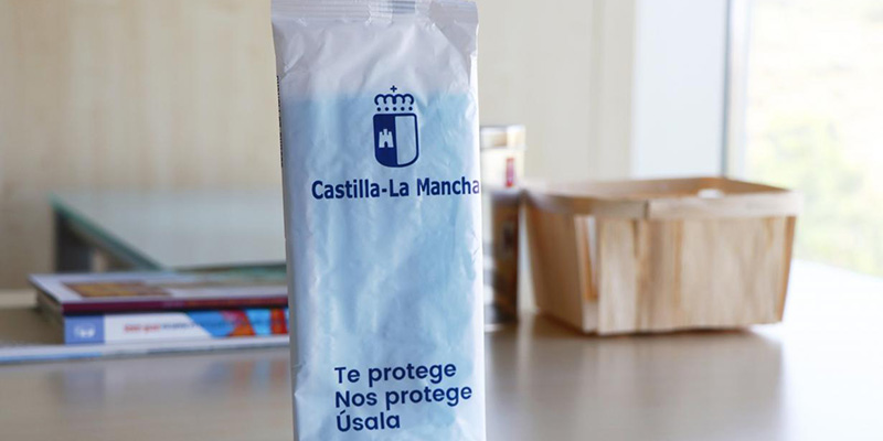 Un total de 835.146 ciudadanos han retirado su paquete de tres mascarillas del programa del Gobierno de Castilla-La Mancha ‘Te protege, nos protege, úsala’