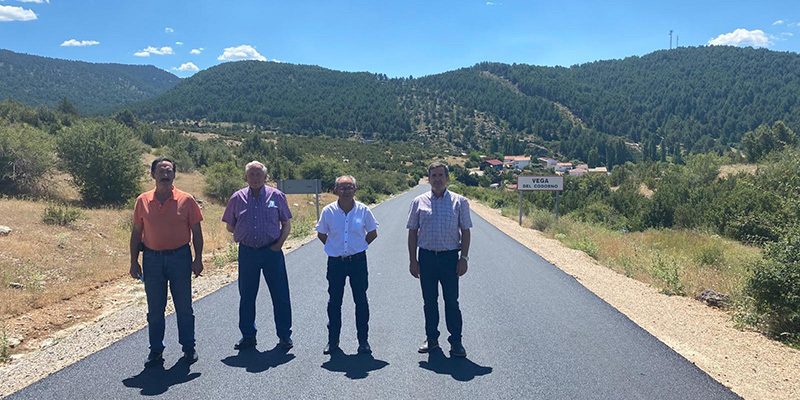 La Diputación de Cuenca actúa en la carretera que une Vega del Codorno y la CM-2106 con una intervención de 124.000 euros