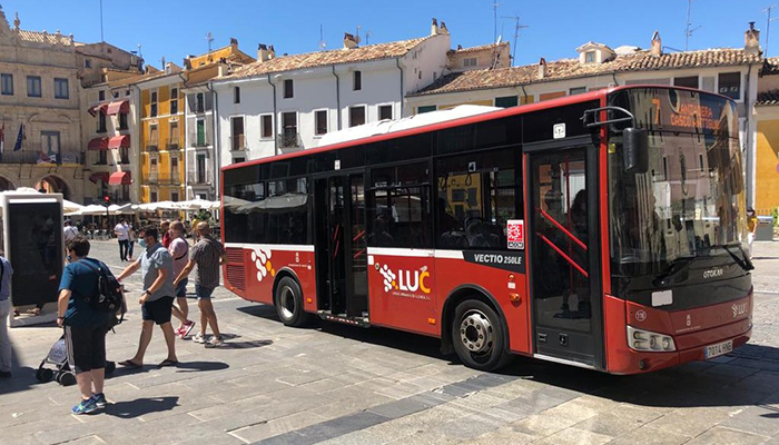El último horario de los autobuses lanzadera de Cuenca se ajusta según la nueva normativa sanitaria