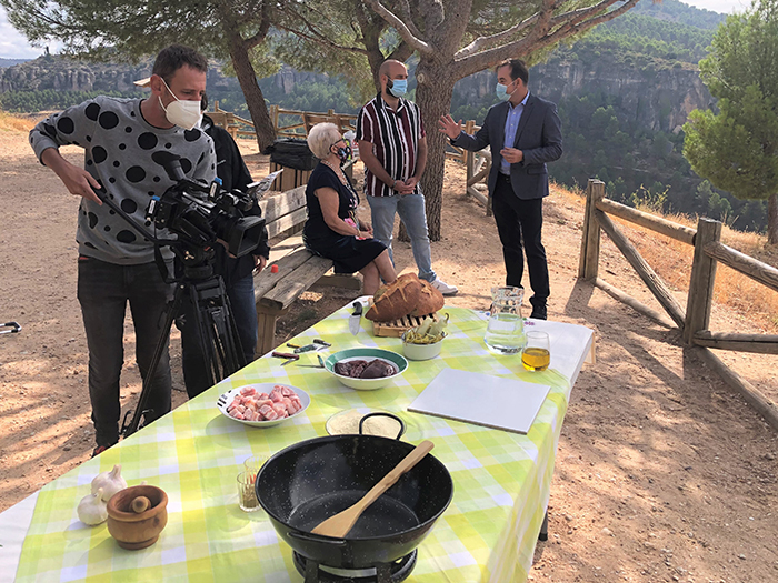 El Casco Antiguo de Cuenca, escenario del programa de gastronomía ‘Como Sapiens’ de TVE