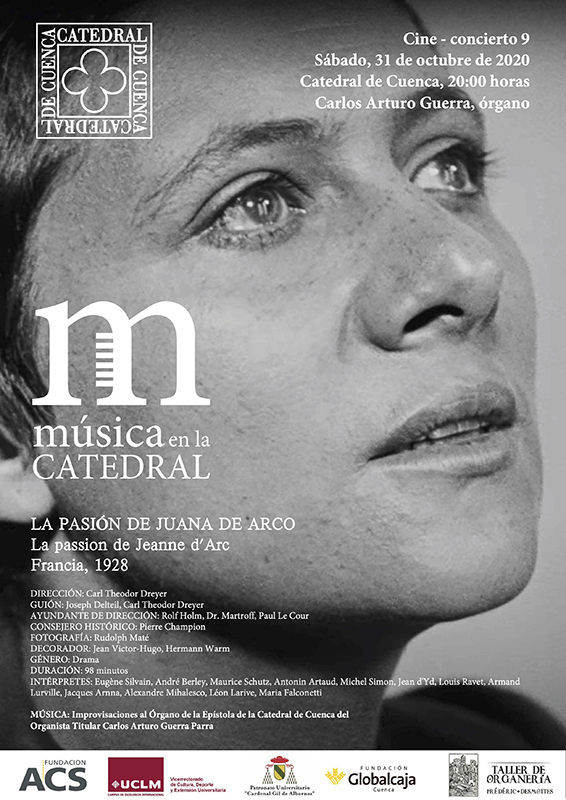 Cine-concierto, un novedoso formato de ´Música en la Catedral’ para este próximo sábado en Cuenca