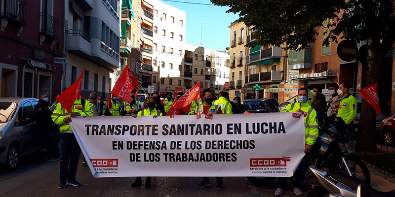 El comité de empresa de la UTE Ambulancias Cuenca interpela directamente a la delegada provincial de Sanidad y le piden que intervenga para resolver el conflicto o que dimita