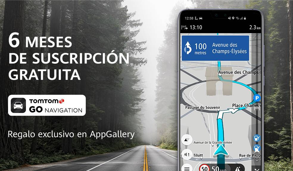 Huawei lanza una oferta exclusiva de TomTom GO Navigation en AppGallery