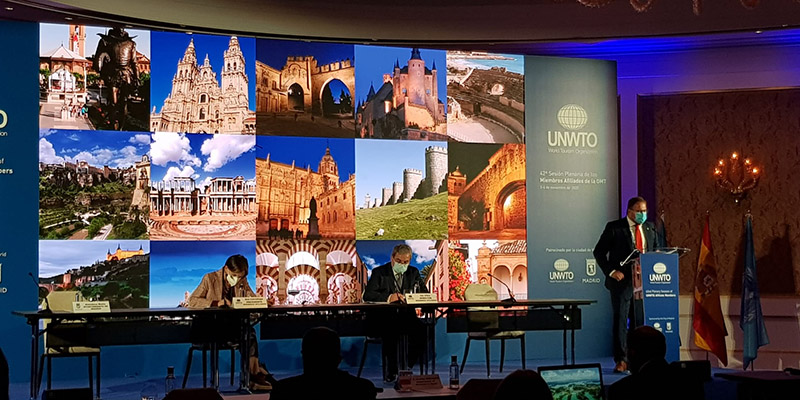 Cuenca y las Ciudades Patrimonio participan en la sesión plenaria de la Organización Mundial de Turismo en Madrid