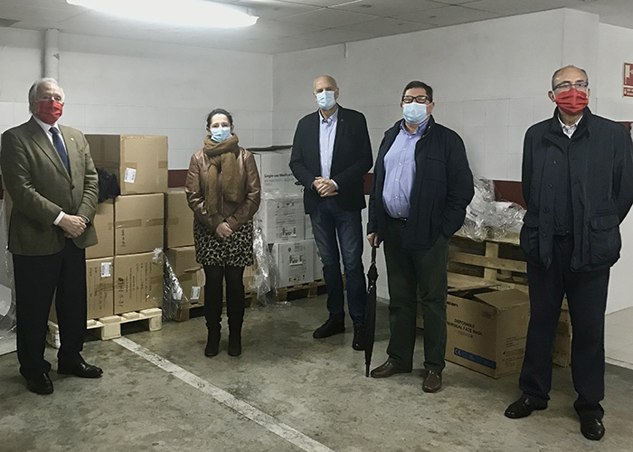 La Subdelegación del Gobierno en Cuenca comienza el reparto de 56.000 mascarillas