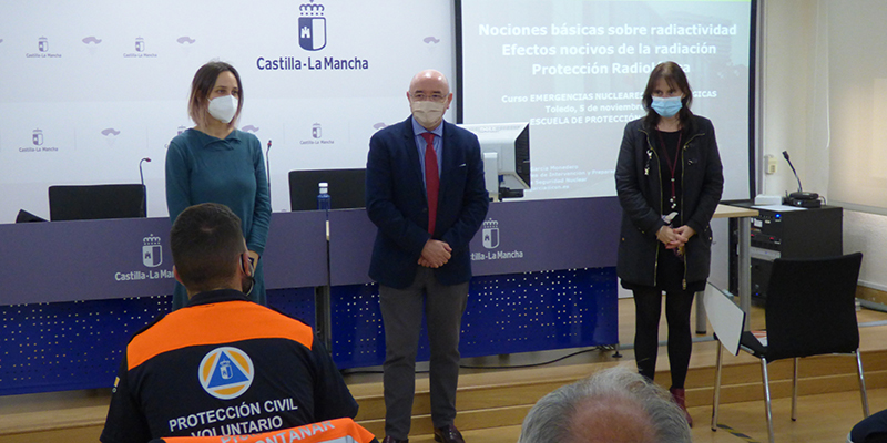 Miembros de los equipos de intervención se forman sobre las emergencias radiológicas y nucleares en Castilla-La Mancha