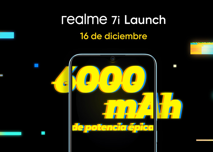Realme 7i llega a España el 16 de diciembre con una gran batería de 6000 mAh