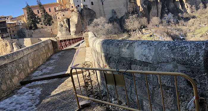El Ayuntamiento de Cuenca inicia las obras de accesibilidad en el Puente de San Pablo
