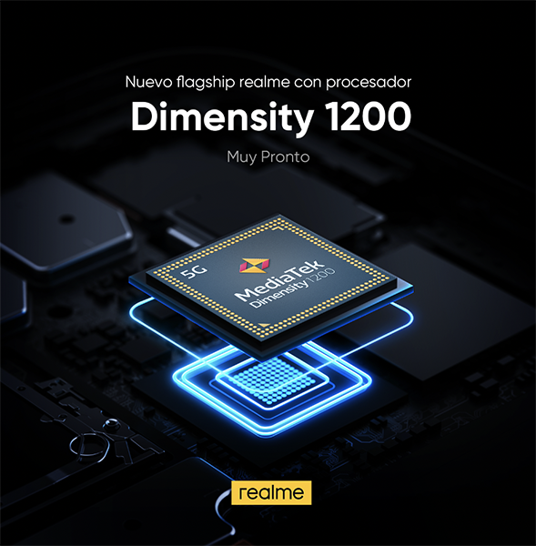 Realme será una de las primeras marcas en lanzar un smartphone con procesador Dimensity 1200 de MediaTek