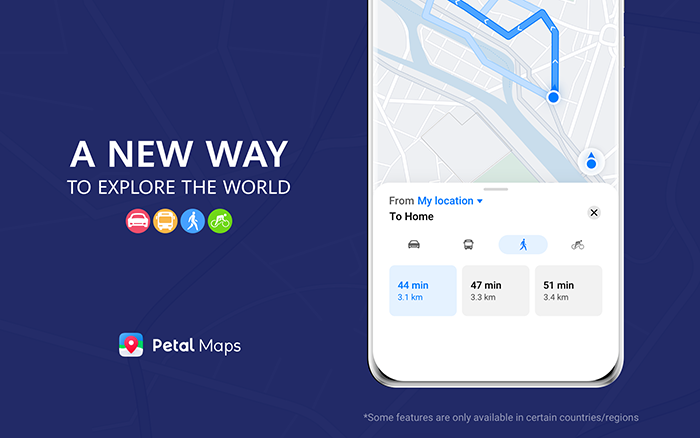 Huawei lanza una versión mejorada de Petal Maps para planificar rutas de forma más versátil