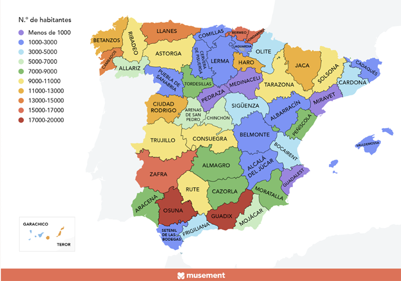 ¿Son Belmonte y Sigüenza los pueblos más populares de Cuenca y Guadalajara