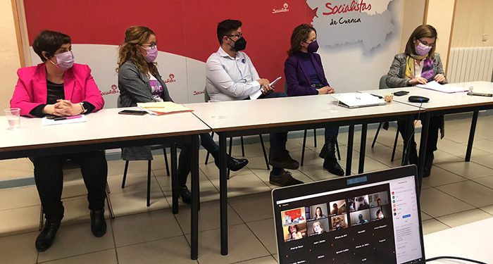 El PSOE de Cuenca celebra una jornada telemática para exponer las políticas feministas que están llevando a cabo en todas las instituciones