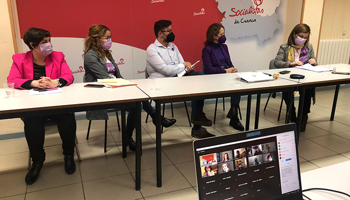 El PSOE de Cuenca celebra una jornada telemática para exponer las políticas feministas que están llevando a cabo en todas las instituciones