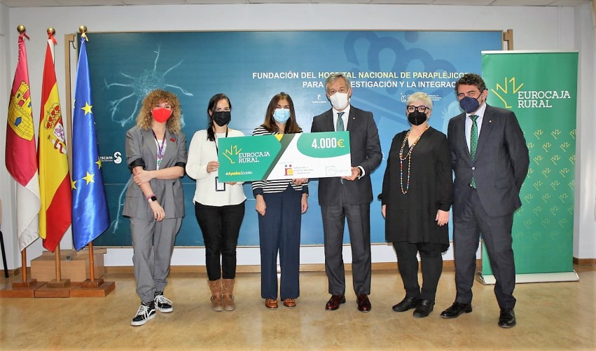 Fundación Eurocaja Rural entrega una de sus 'Ayudas Sociales' a un proyecto de investigación del Hospital Nacional de Parapléjicos