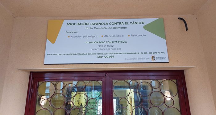 La AECC amplía sus servicios en Cuenca y comienza a trabajar en Belmonte
