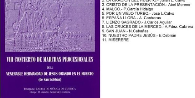 En 1998, cinco músicos conquenses estrenan marchas procesionales en San Esteban