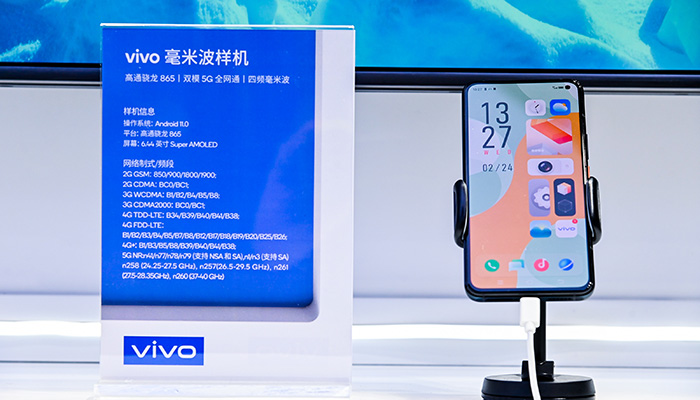 Vivo realiza en MWC Shanghai 2021 una demostración de vídeo 8K UHD, utilizando para ello la tecnología 5G mmWave