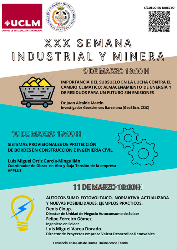 La Escuela de Almadén celebra la trigésima edición de su Semana Industrial y Minera