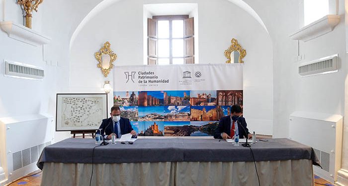 Las Ciudades Patrimonio firman con Paradores la promoción conjunta en Madrid, Sevilla, Lisboa y París