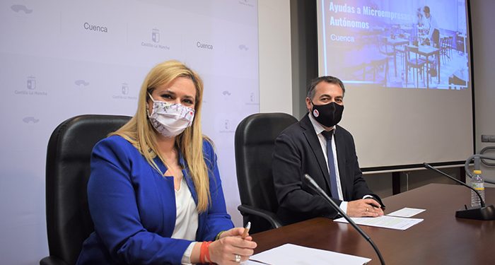 El Gobierno regional concede ayudas por importe de 3,1 millones de euros a autónomos y microempresas de la provincia de Cuenca afectados por la crisis sanitaria