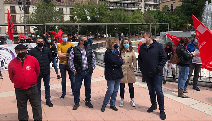 El PSOE de Cuenca apoya un año más a los sindicatos conquenses en sus reivindicaciones laborales con motivo del 1 de mayo