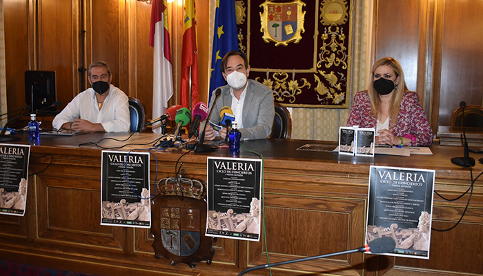 Junta y Diputación de Cuenca resaltan su apuesta por la Cultura y los Yacimientos con su apoyo al Ciclo de Conciertos de Valeria