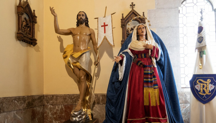 La V. H. de Ntro. Señor  Jesucristo Resucitado y María Stma. del Amparo celebran sus cultos religiosos