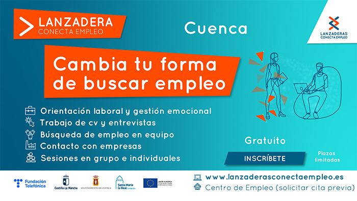 Últimos días para apuntarse a la Lanzadera Conecta Empleo de Cuenca