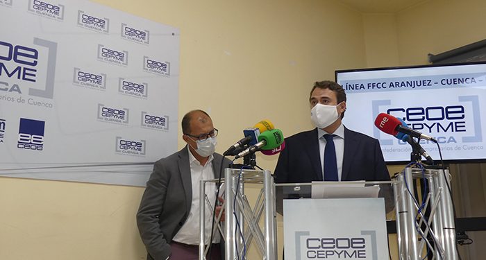 La patronal conquense presenta su plan de movilidad y advierte que no se trata de “quitar los raíles a cambio de nada”