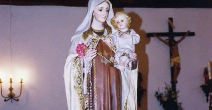 Tejadillos y la Virgen del Carmen hace 22 años